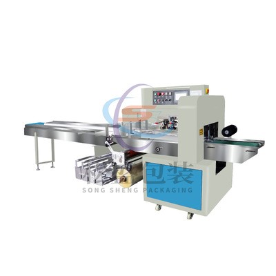 鄂松盛廠家直供方便面枕式包裝機干脆面面條零食食品套袋機械設(shè)備