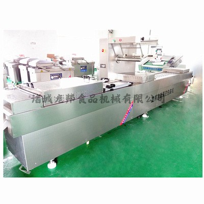 全自動食品真空包裝機 辣條豆干連續拉伸膜纏繞包裝機廠商供應價