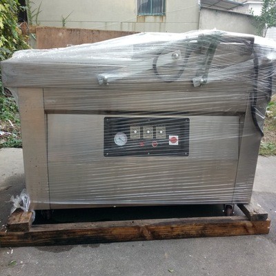 DZ400平板真空包裝機不銹鋼雙室真空包裝機1-5KG裝硒米真空包裝機