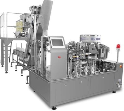 全自動牛肉料理包包裝機 給袋式真空包裝機