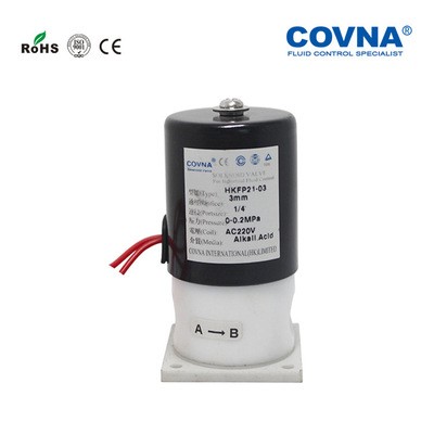 科威納 PTFE 防腐電磁閥 膈膜強酸強堿電磁閥