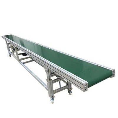 廠家定制小型皮帶輸送機 快遞物流傳送帶 注塑機械手配套輸送機