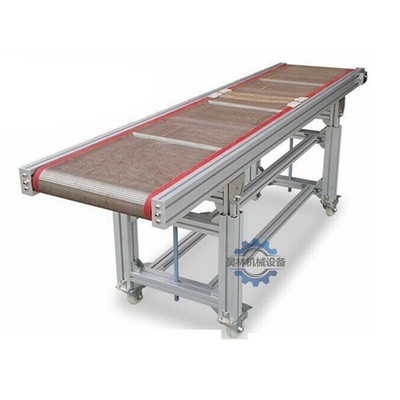 鐵氟龍網帶輸送機流水線傳送帶耐高溫不銹鋼網帶運輸機食物烘干線