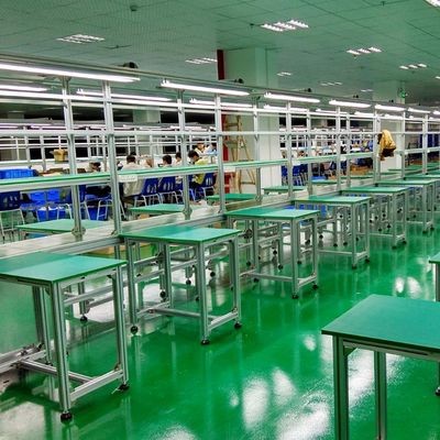 廠家生產雙邊生產流水拉線 防靜電皮帶流水線 皮帶自動化流水拉線