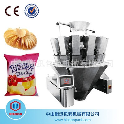 衡迅全自動14頭薯片稱重電腦組合秤十四頭智能電腦電子秤設備定制