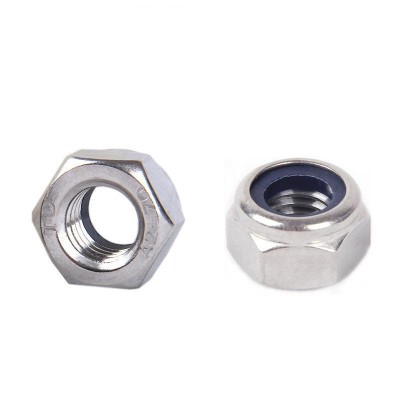 型非金屬嵌件六角鎖緊螺母GB/T889.1 防松尼龍螺母ASME B 18.16.6 100個起批