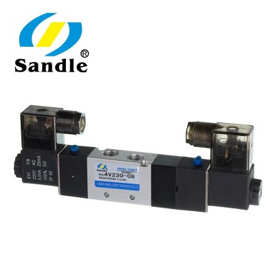 三德利氣動 亞德客型電磁閥4V230-08電磁閥 24/220V 二位五通電磁