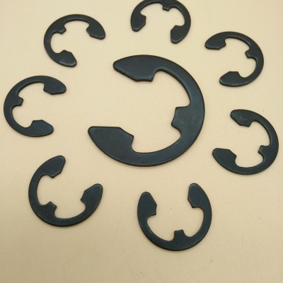 發黑開口擋圈卡環 開擋卡簧 E型擋圈 E形軸扣E扣 M1.2-M12