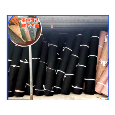 廠家供應鋪路施工養護毛毯 蔬菜大棚保溫無紡布 黑心棉拉力毛氈