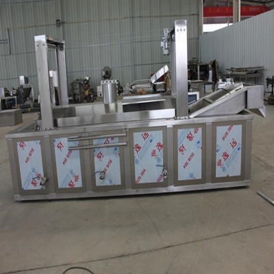 大型油炸小酥肉生產線 工廠紅薯片油炸設備 全自動麻花油炸流水線