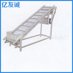 廠家供應不銹鋼網帶提升機食品安全設備提升機物流爬坡皮帶輸送機