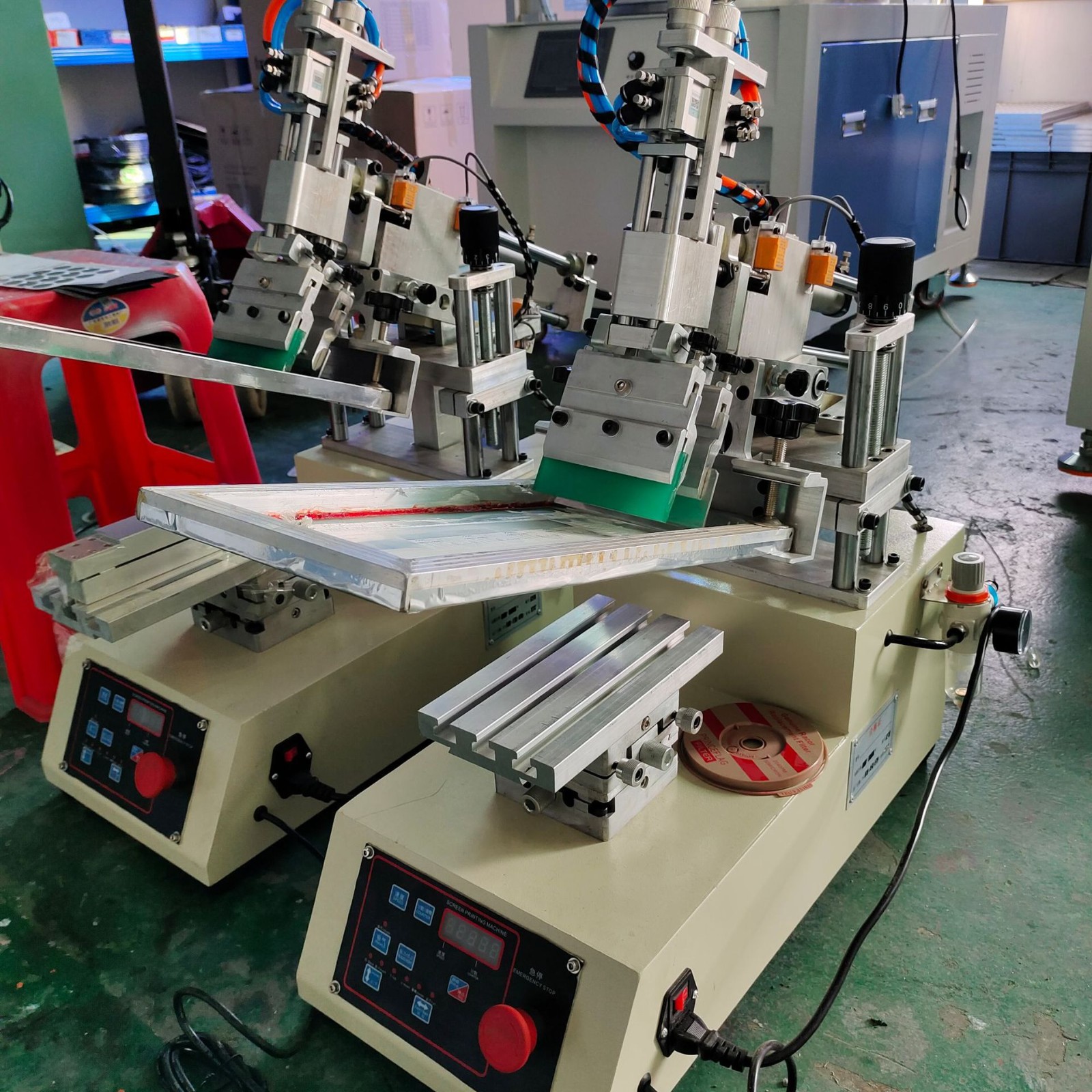 鐘表儀表盤印刷機電器風扇 風環絲網印刷機小型平面凹凸面絲印機