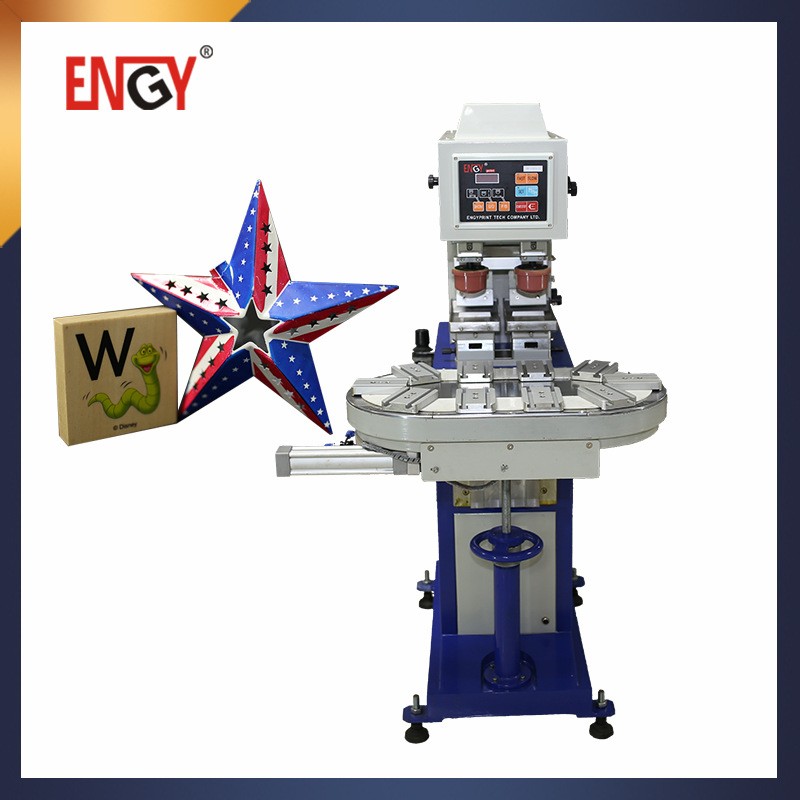 東莞移印廠家雙色移印轉盤移印機 10個工位印刷效率高移印鋼板