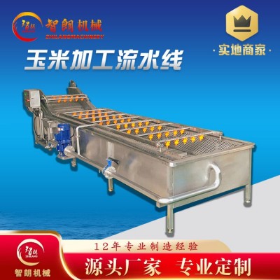 鮮食玉米加工設備 即食玉米深加工設備生產線 黏玉米加工流水線