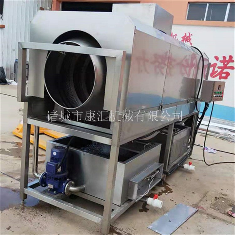 連續式滾筒清洗機 高壓噴淋橙子滾筒清洗機 果蔬 榨菜清洗設備