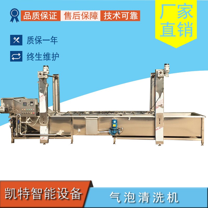 大型果蔬氣泡清洗機 不銹鋼蔬菜清洗機花生全自動清洗設備