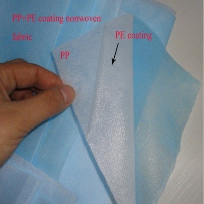 1.6米防護(hù)服專用PE淋膜復(fù)合無紡布 覆膜無紡布 pe復(fù)合無紡布