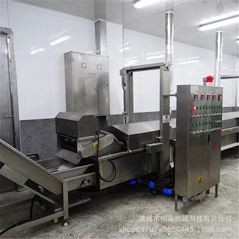 店內(nèi)設(shè)備鰻魚絲油炸機(jī)器 全自動(dòng)油炸流水線 炸魷魚絲油炸機(jī)器