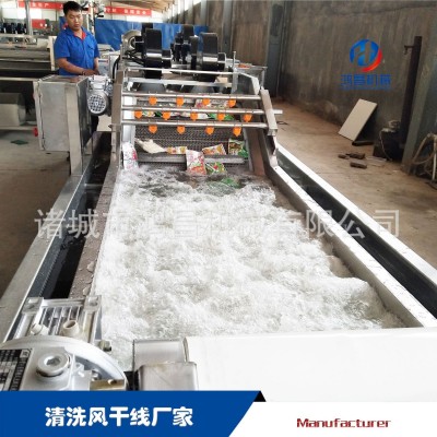 小龍蝦去泥毛輥清洗機 海產品設備生產廠家 果蔬氣泡清洗機