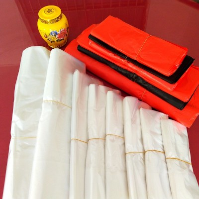 加厚紅色白色黑色食品袋水果打包購物袋超市專塑料手提背心袋批發