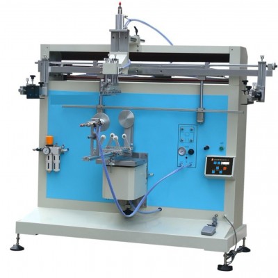 圓面弧形單色半自動曲面絲印機 塑膠桶塑料桶絲印機器 絲網印刷機