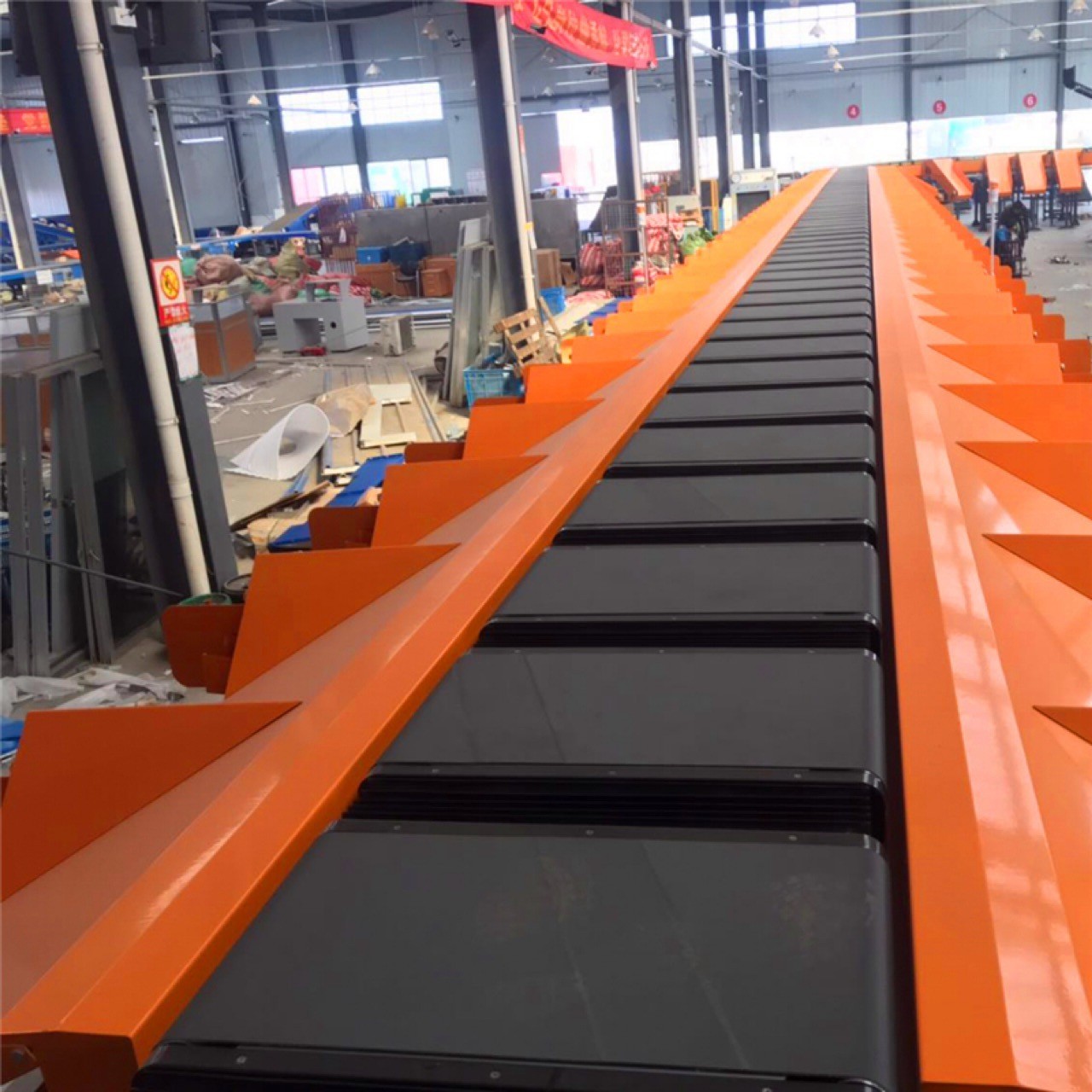 生產廠家非標直線交叉帶分揀機 高效率低能耗