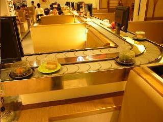 不銹鋼月牙鏈回轉壽司輸送機上海供應商