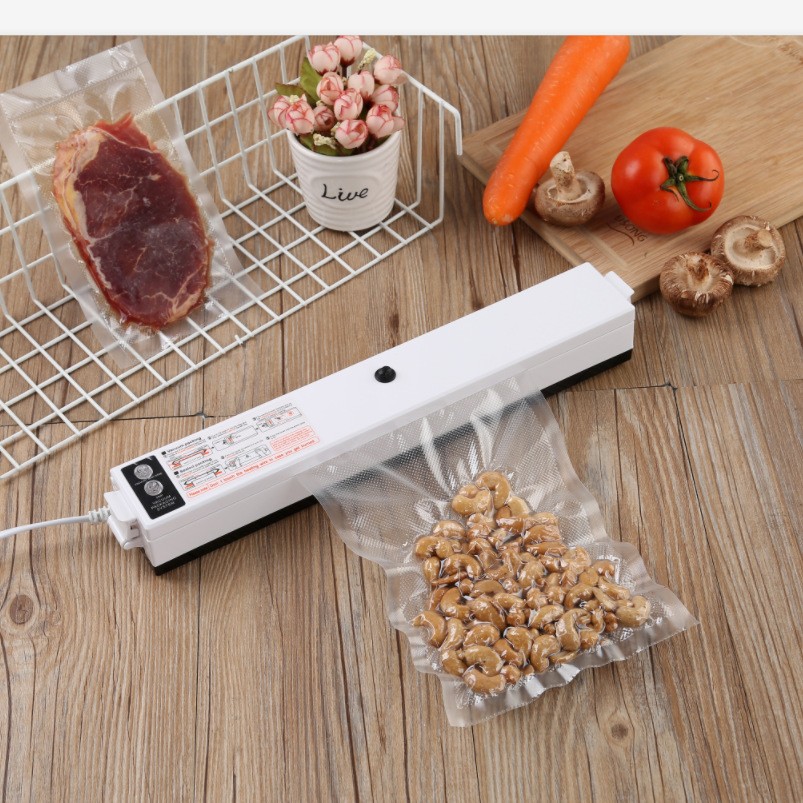 跨境自動真空封口機食品封口器塑封機家用包裝機小型商用抽真空機