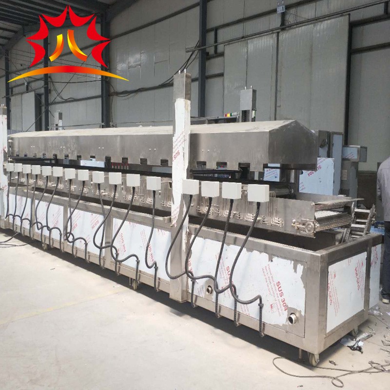 全自動油炸加工設(shè)備 調(diào)理品 雞柳 雞米花流水線品牌商家 性價比高