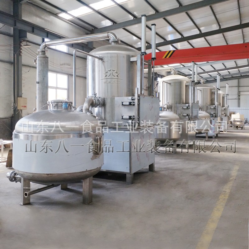 新型 蘋果片果蔬脆全自動低溫油炸 芒果干真空油炸機價格