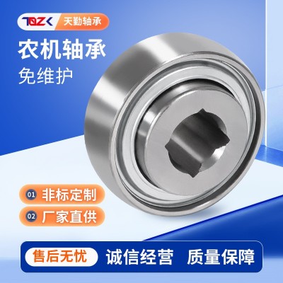 農(nóng)機(jī)方孔免維護(hù)軸承GW208PPB5 GW209PPB5四方孔外球面軸承 1套