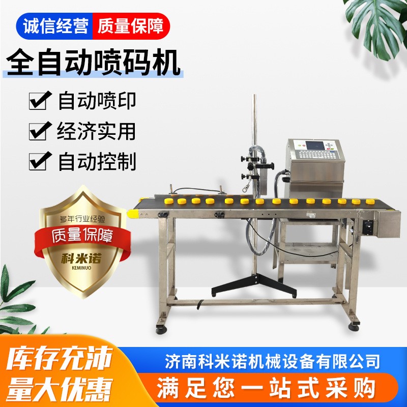 包裝袋包裝盒全自動打碼機化妝品瓶蓋醫藥日期噴碼機全自動噴碼機