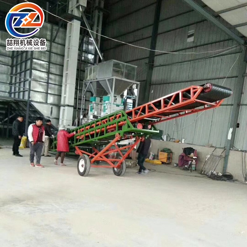 【伸縮輸送機】物流小型皮帶式滾筒輸送機 裝卸自動伸縮輸送機