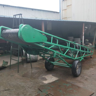 大型移動皮帶輸送機 800寬裝車械貨糧食輸送機 爬坡散料傳送機