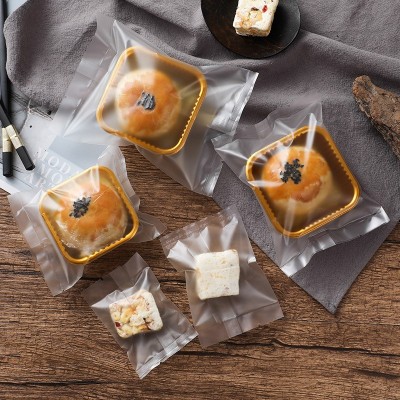 廠家直銷磨砂白袋手工曲奇餅干機(jī)封袋 磨砂加厚雪花酥包裝袋100只