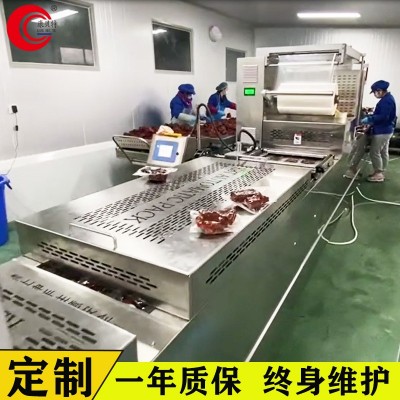 奶酪塊拉伸膜真空包裝機 休閑食品豆干獨立包裝全自動真空包裝機