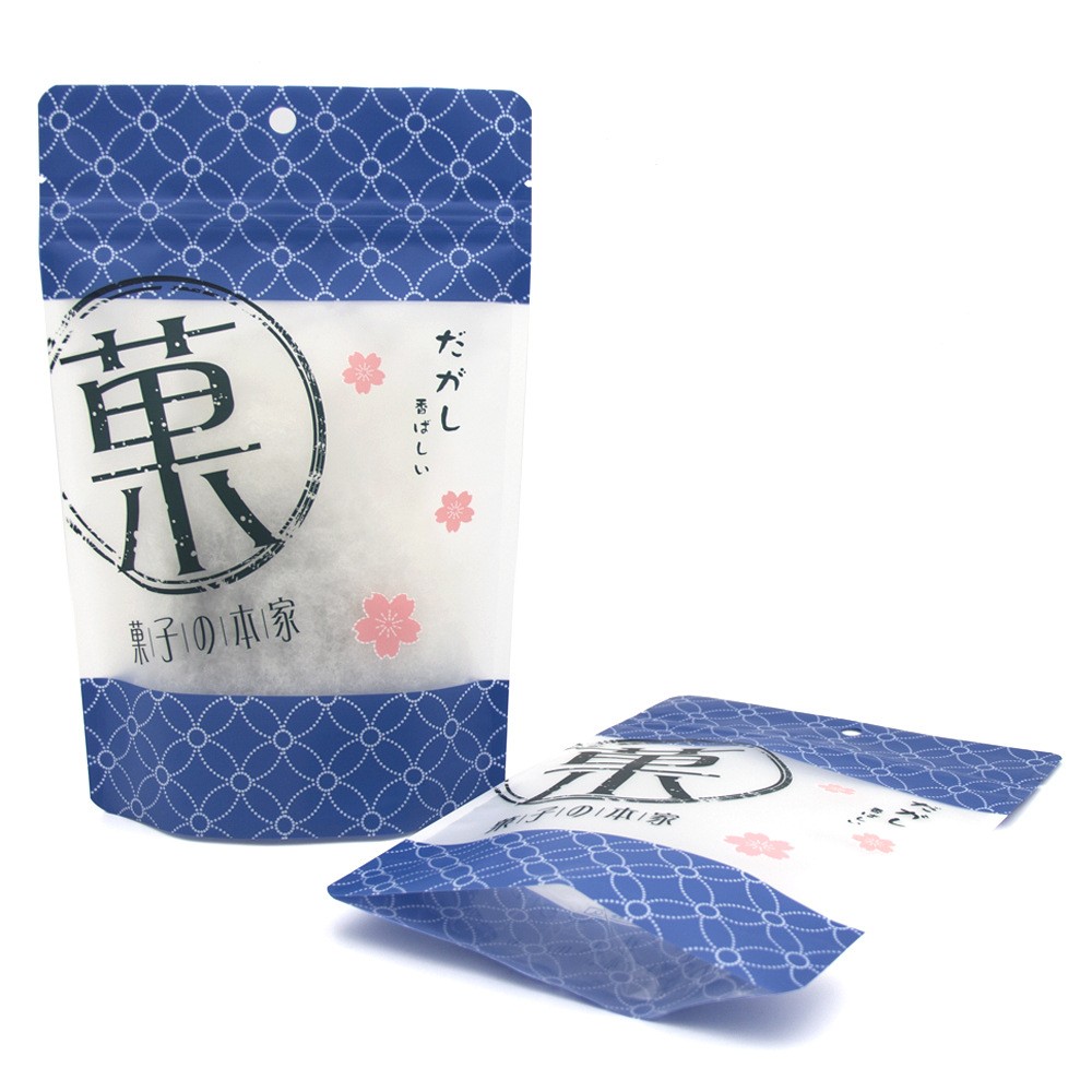 食品包裝袋定制菓子手作糕點自立自封袋弧形底磨砂