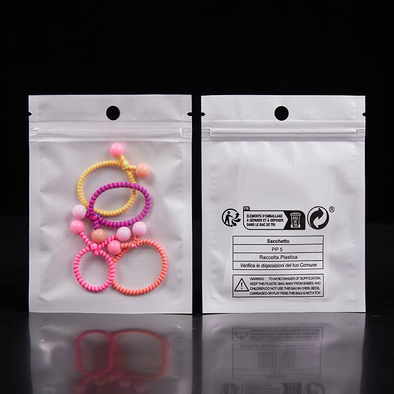 跨境環(huán)保標(biāo)志包裝袋印刷希音shein珠光袋TEMU防窒息標(biāo)簽P P5自封袋