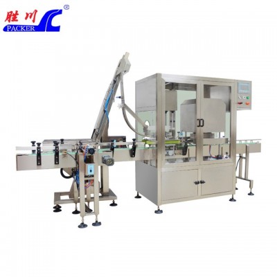 全自動三（四）旋蓋玻璃瓶真空旋蓋機馬口鐵蓋真空旋蓋機