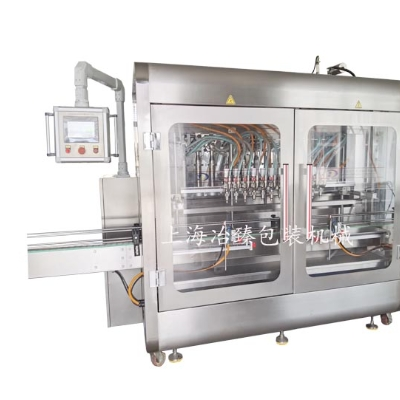 全自動液體灌裝機牛奶飲料灌裝線