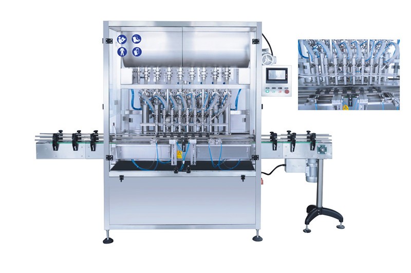 全自動八頭膏體灌裝機LY-ZG50J