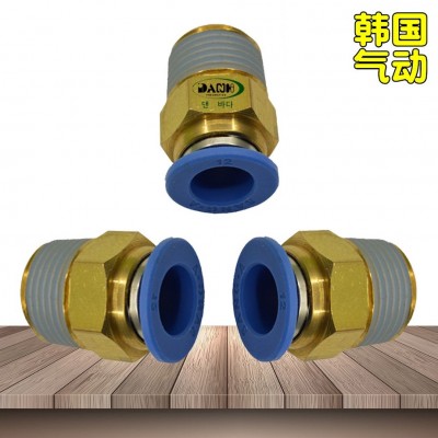 韓國(guó)SANG-A相阿GPC氣動(dòng)塑料三3A銅PC外螺紋氣管接頭