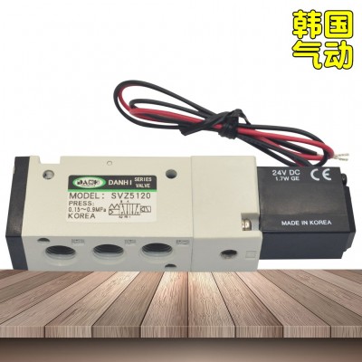 韓國DANHI丹海SVZ5120單線圈電磁換向2位5通控制閥