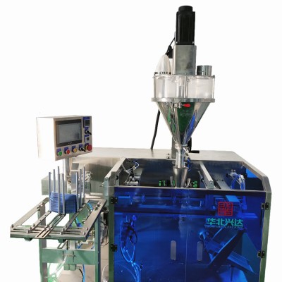 全自動給袋式預(yù)制菜小食品包裝機(jī)華北興達(dá)支持定制