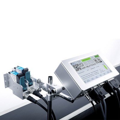 T290全自動(dòng)高解析超清噴碼機(jī)二維碼條形碼日期序列號(hào)包裝打碼機(jī)